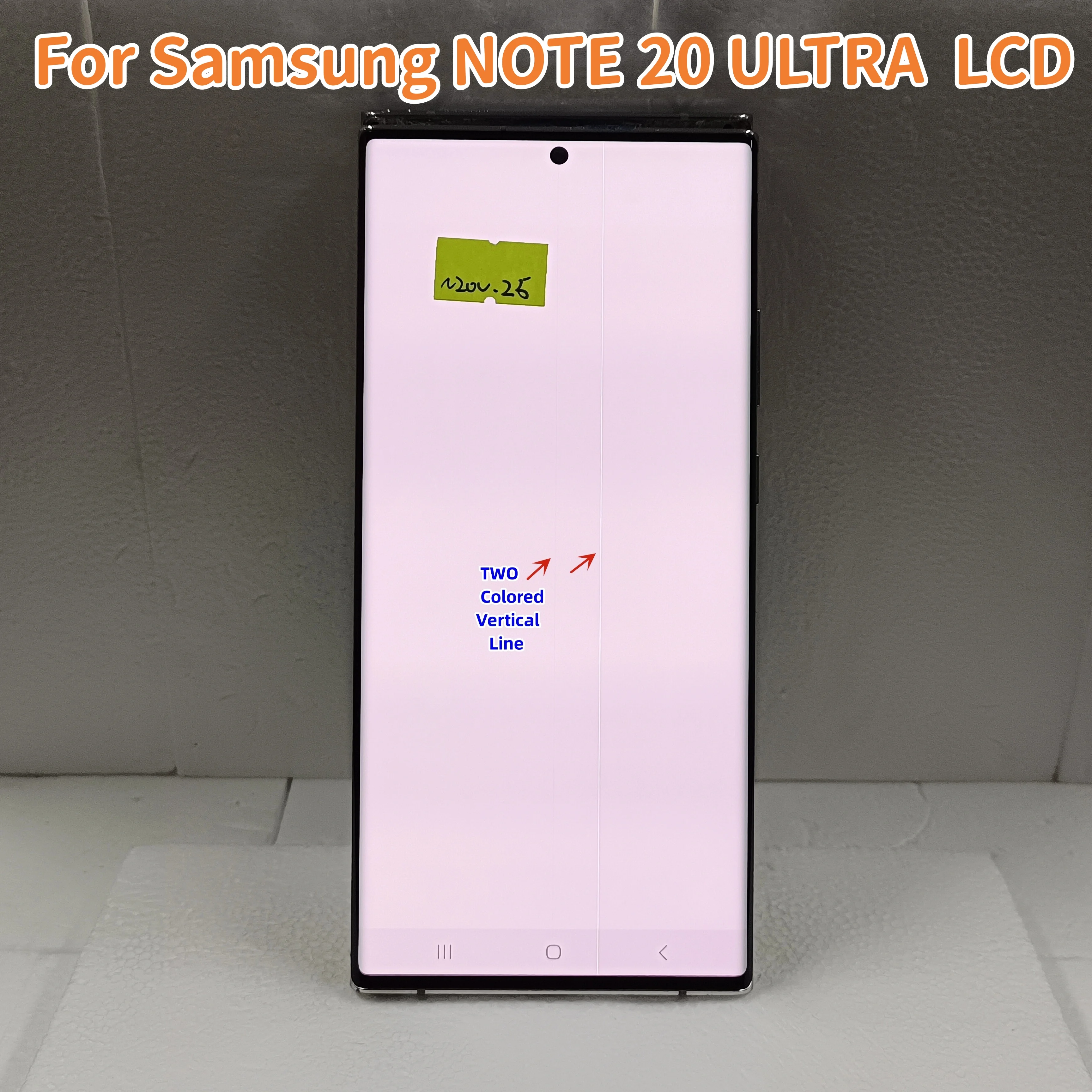 

Amoled 6.9" For Samsung Galaxy Note 20 Ultra 5g lcd Display Touch Screen For Note 20 Ultra N985 N986b N985f Lcd With Lines