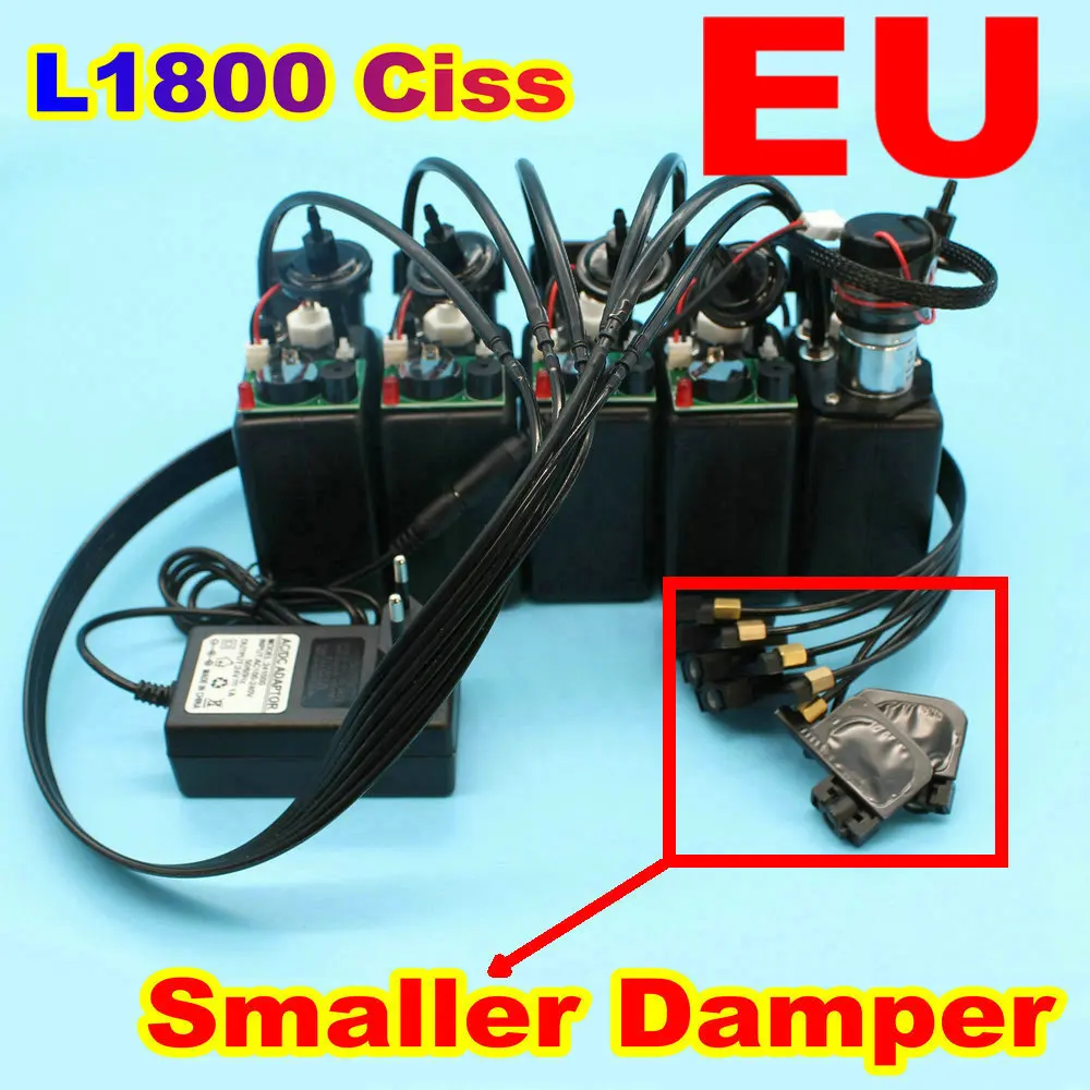 Imagem -05 - Tanque de Tinta Branca Sistema Ciss Kit de Tinta para Epson L1800 L805 L800 Impressora com Agitador Nível Sensor de Alarme Modificar Filme de Tinta Dtf uv