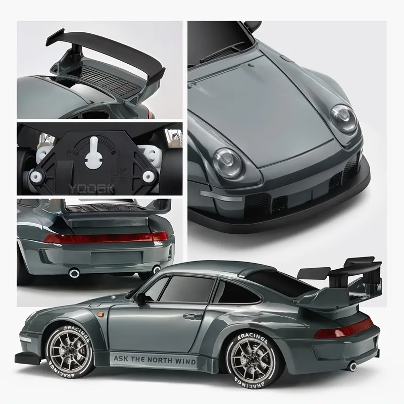 Limited edition liquid silver half ratio RC remote control car entry-level drift car remote control high-speed car boy toy