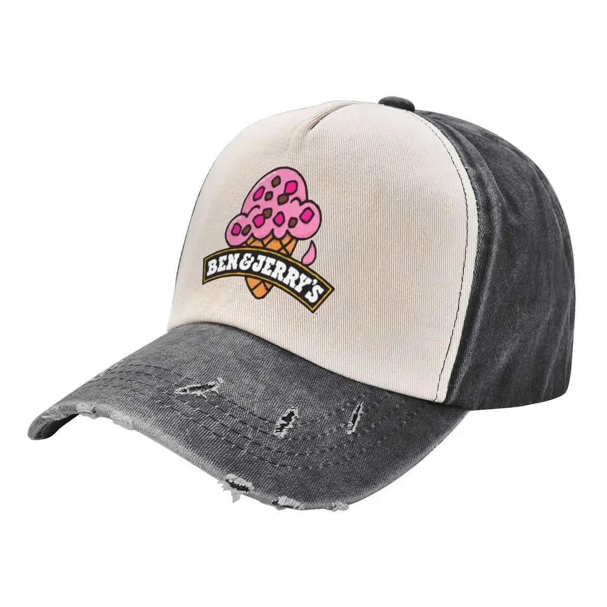 

FAVORITE -Ben & Jerry's- USA Ice Cream Baseball Cap Sports Cap birthday Rugby custom Hat Sun Hats For Women Men's