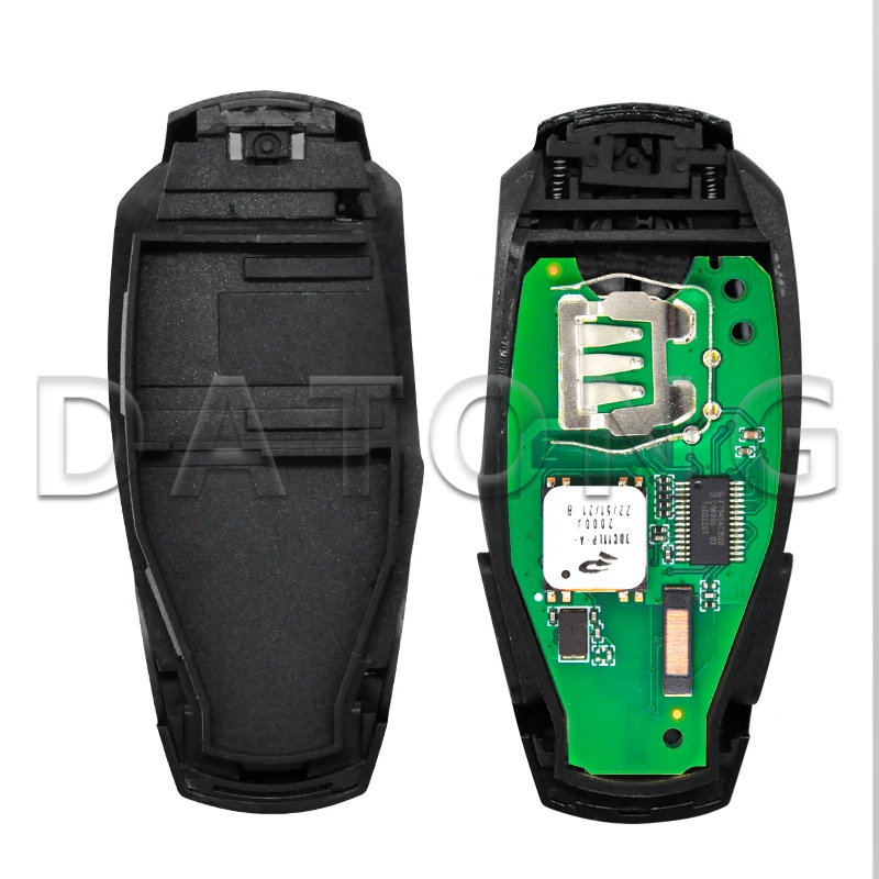 Datong World 433MHz ID46 Chip Keyless Go Car Remote Control Key per VW Volkswagen Touareg 2011-2018
