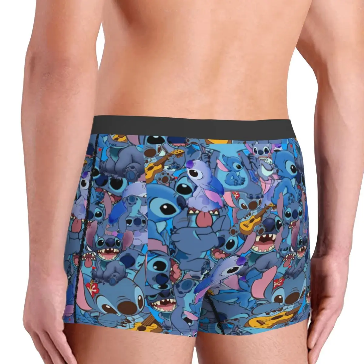 مخصص الذكور الأزياء غرزة الرجال الملابس الداخلية الملاكم ملخصات تنفس السراويل سراويل داخلية #4