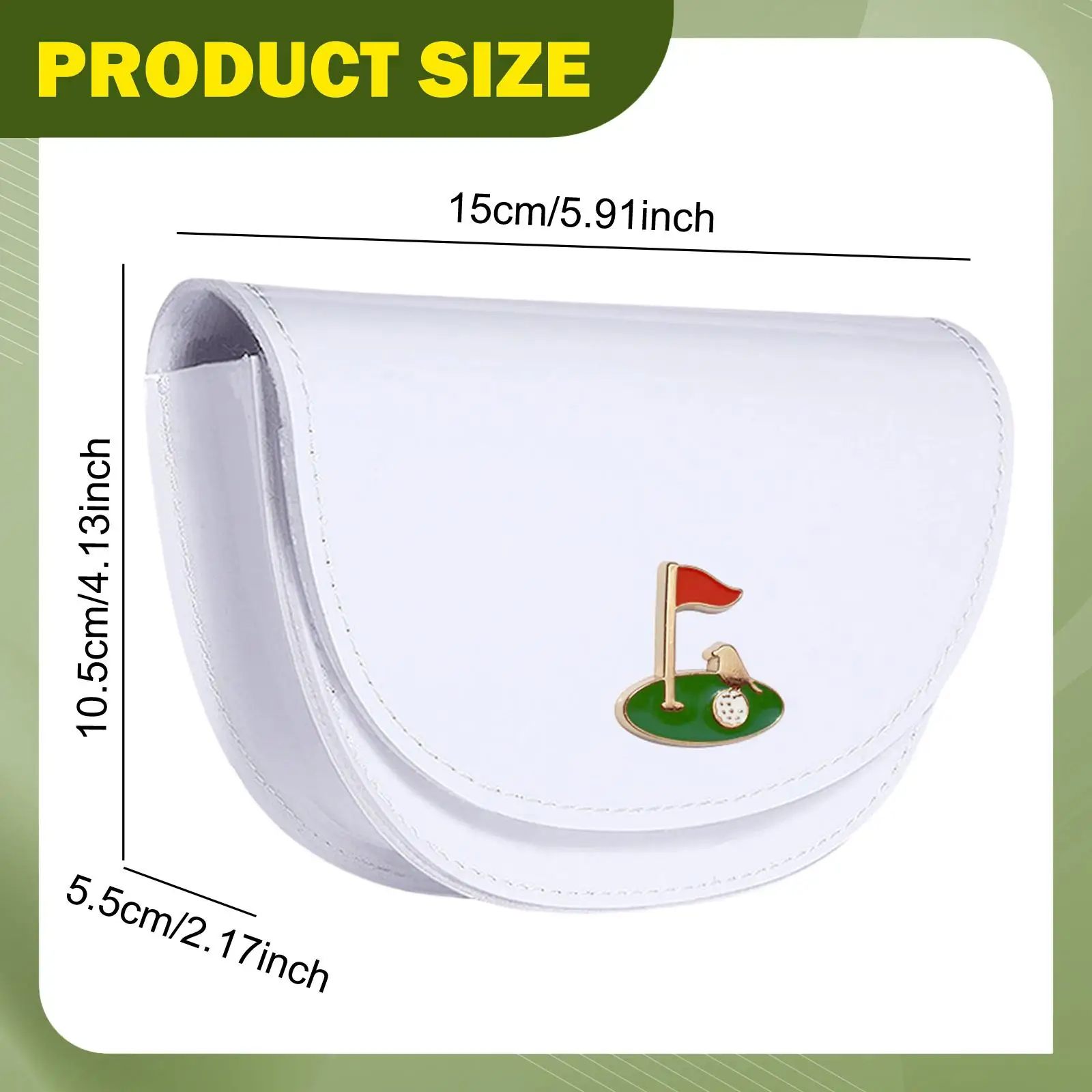 

Портативный чехол для гольф-дальномера из искусственной кожи, водонепроницаемая сумка-бананка для мужчин и женщин, для хранения мячей для гольфа