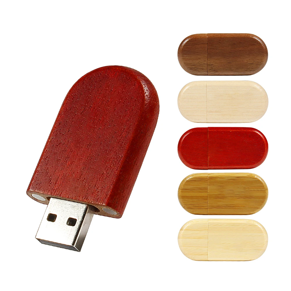 Wooden USB Flash Drive 128GB Creative Gifts Pen Drive 64GB High Speed Memory Stick 16GB Real Capacity Pendrive 8GB 4GB