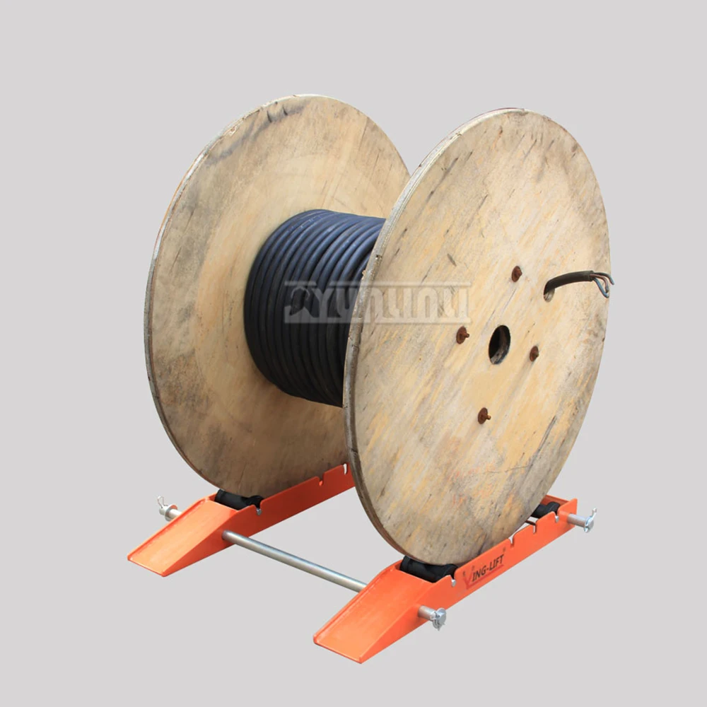 300-1000mm Cable Wire Pay-Off Stand Orbital Cable Laying Rack Cable Payout Base Tool Fiber Optic Cable Rolling Trough Base Tyx-1