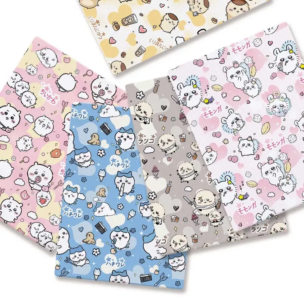 Cartoon Fabric Hot DIY140*50cm Handmade Sewing Patchwork Quilting Baby Dress Home Sheet Printed Fabric Fabric Sewing Kids Fabri