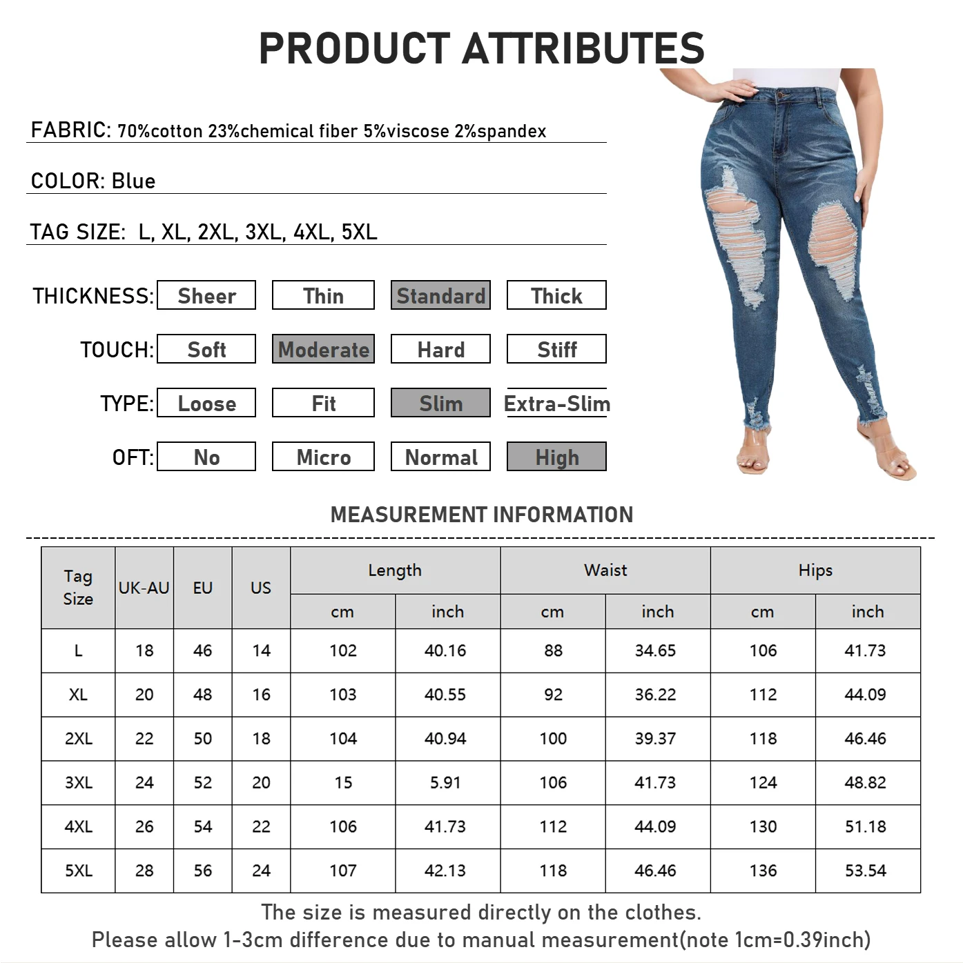 Plus Size Womens Skinny Slim Fit Denim Pants Ladies Hollow Out Street Style Trousers Long Pants Jeans HOT PANTS