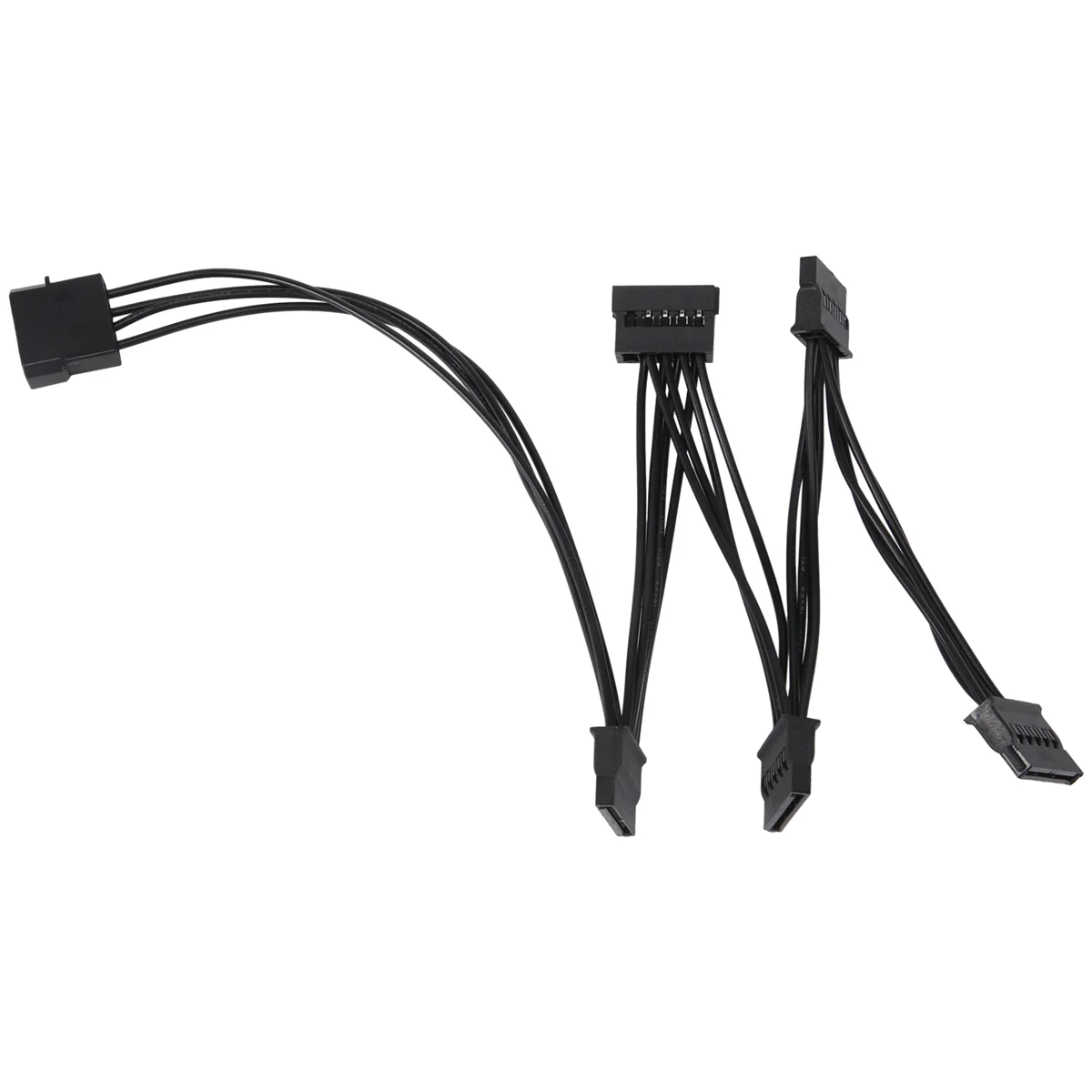 

Supernew 4-контактный кабель питания IDE на 5-портовый 4-контактный разъем Molex на мульти-порт SATA 18AWG Шнур питания для жесткого диска HDD SSD ПК