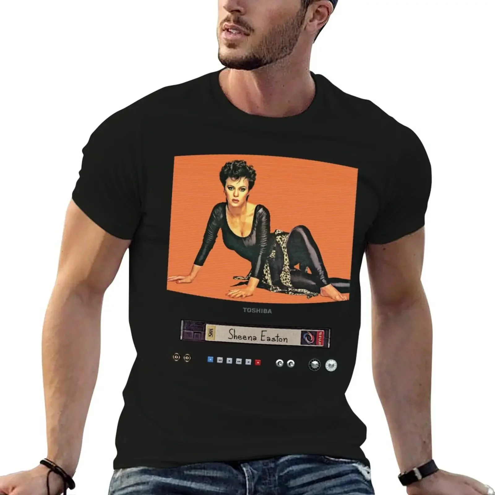 

Sheena Easton (In The Style Of An MTV Promo) T-Shirt oversized graphic tee tshirts personalised tops luxury clothes men