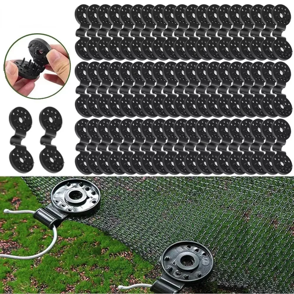 10/20/50/100Pcs Shading Cloth Lock Clip, Greenhouse Shading Cloth Fixing Clip, Fence Shading Net Clip, Camping Tent Accessories
