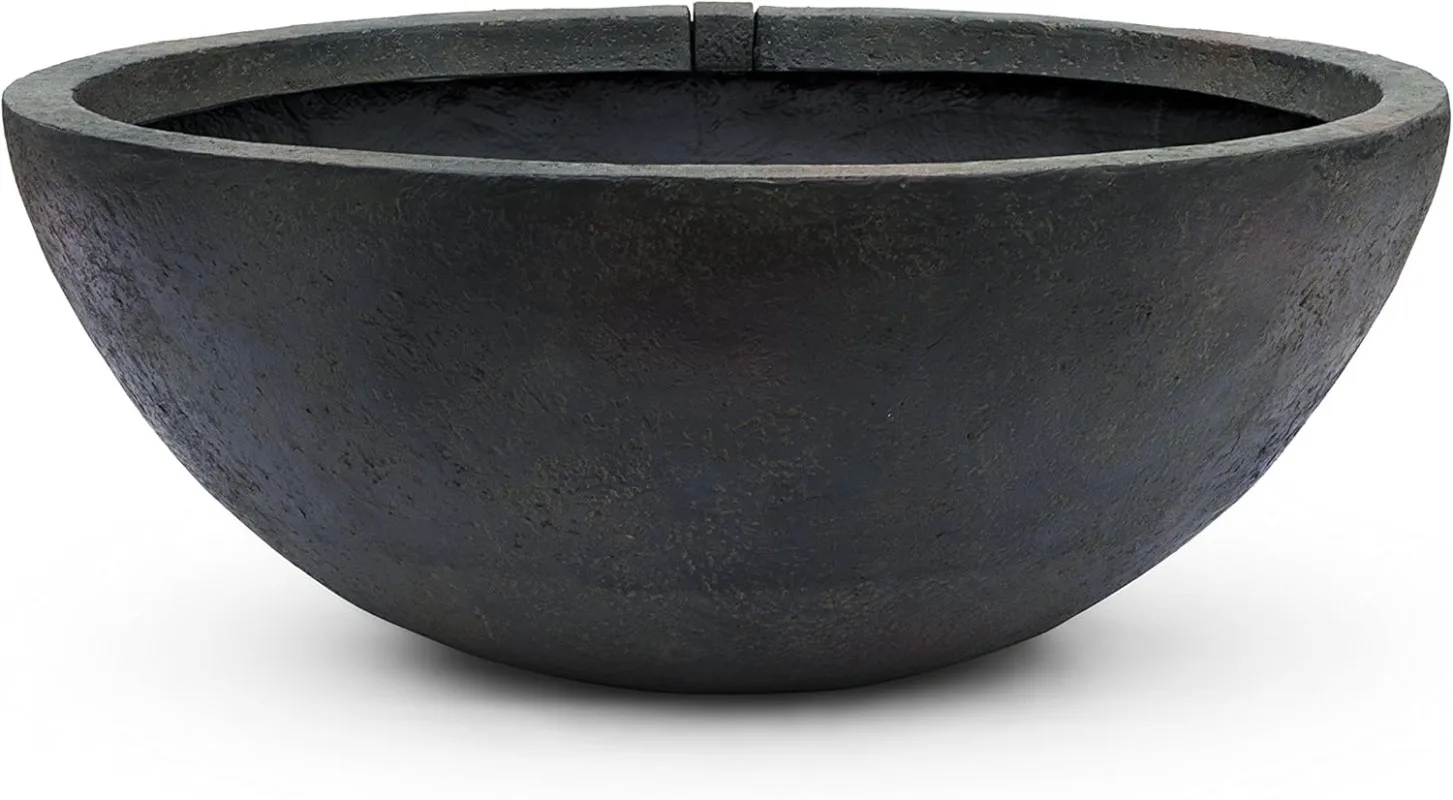 

Aquatic Patio Pond, Container Water Garden, 40-Inch Round, Green Slate | 98859