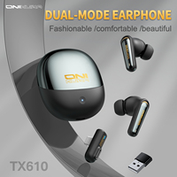 ONIKUMA TX610 Dual-mode Wireless Headset Noise Cancelling Bluetooth 5.4 Waterproof Gaming Headsets for PC Laptops PS5 Switch