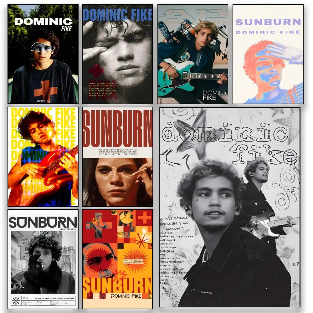 Music D-Dominic Fike Indie Pop Singer Aesthetic Poster HD Wall Decor for Bedroom Living Room Dorm Bar Cafe Office Gift