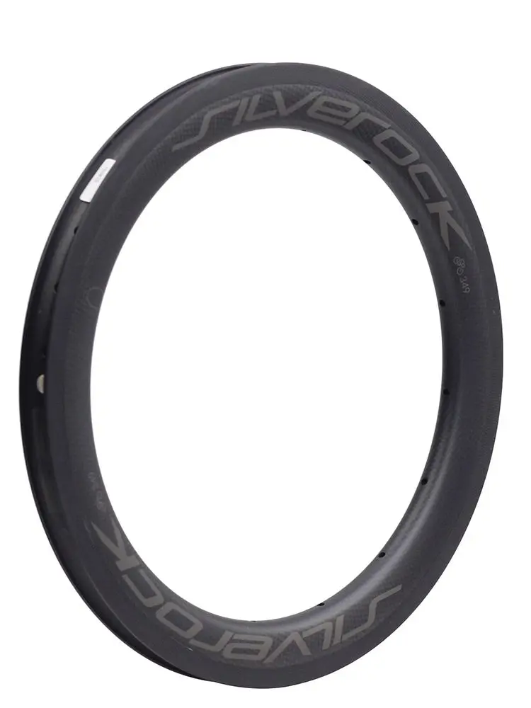 AliExpress SILVEROCK-Carbon Bicycle Rim for Brompton 3SIXTY Folding Bike, Bicycle Disc Rims, SR38C 16H, 20H, 24H, 16in, 1 3/8 349, 1PC