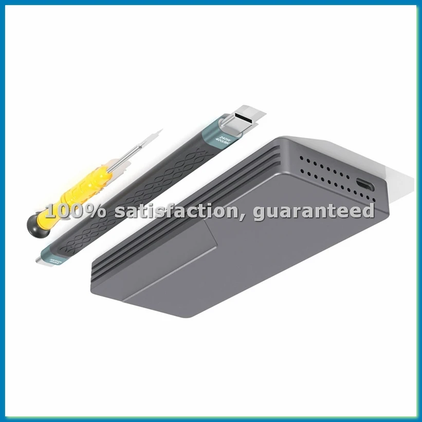 USB4.0 40Gbps NVMe SSD Case SSD Enclosure M.2 to USB4.0 Adapter for M.2 NVME PCIE Built-in Cooling Vest Aluminum Case-A69M