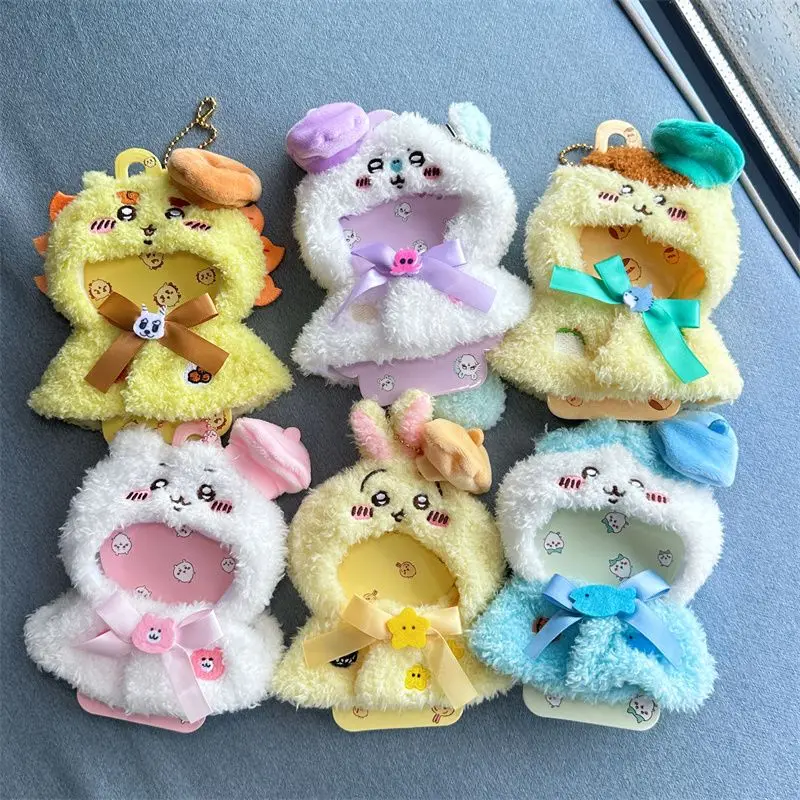 Chiikawa,Hachiware,Usagi Cute Cartoon Plush Outfit Doll Clothes Mini Cape New style In Stock Stuffed toys