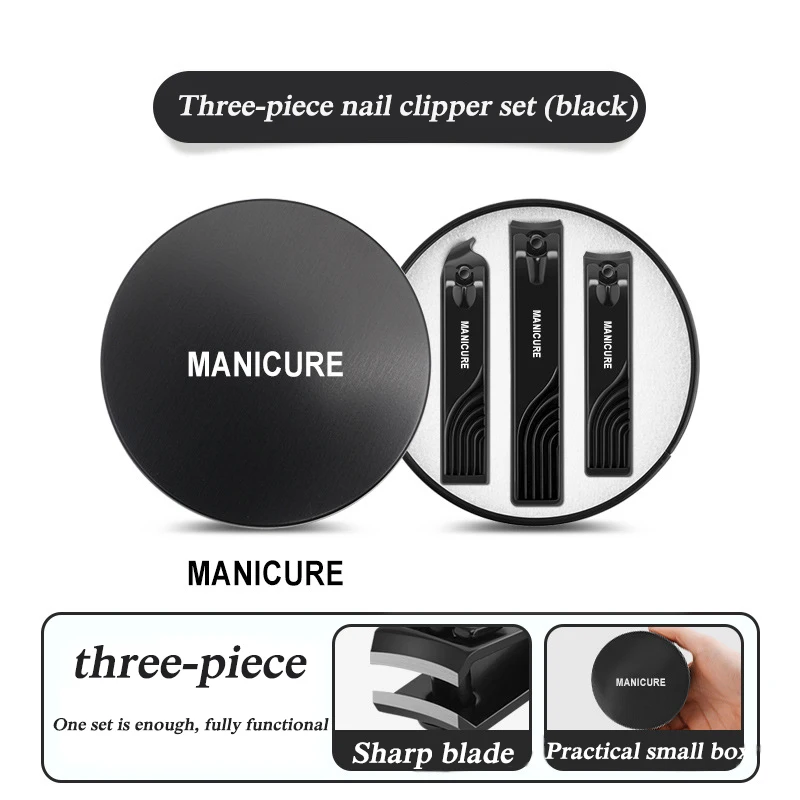 Set tagliaunghie in acciaio inossidabile, tagliaunghie per rimuovere la pelle morta e unghie spesse, tagliaunghie, set di strumenti per nail art