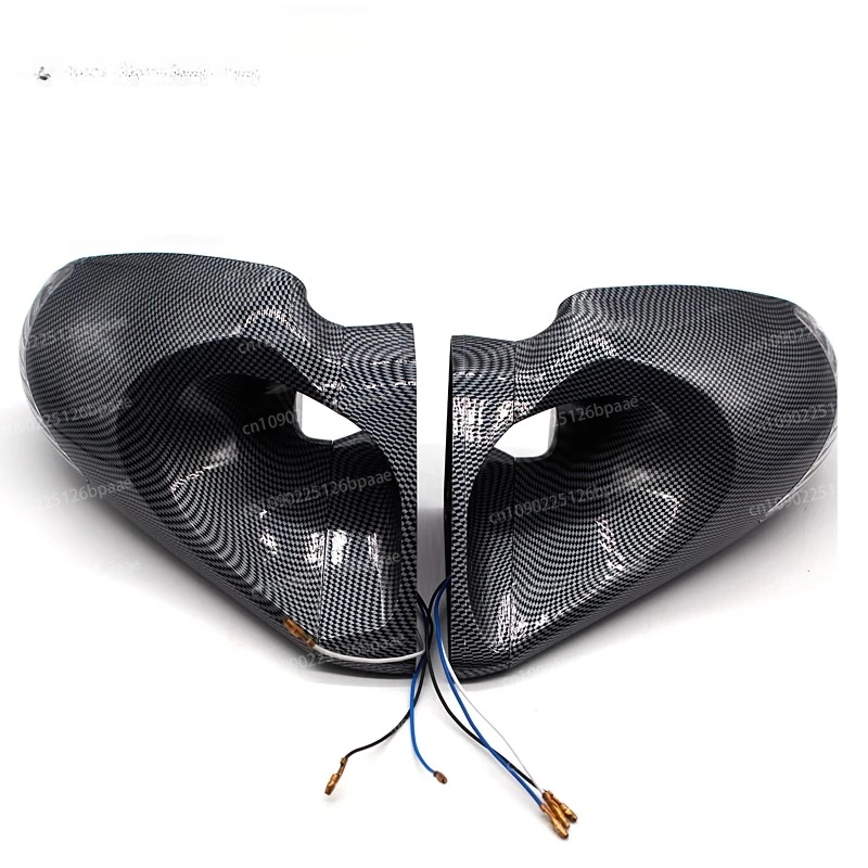 

Car modified rearview mirror, general-purpose bullet mirror, carbon pattern electric/manual rearview mirror