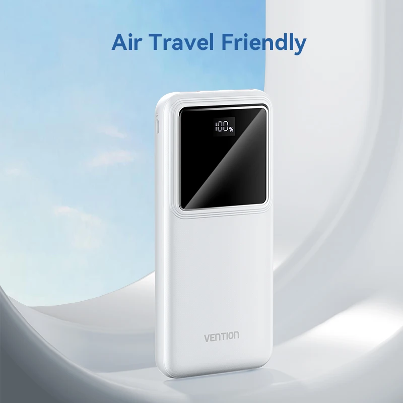 Vention 10000mAh Power Bank with 22.5W PD Fast Charging Powerbank Charger For iPhone 17 16 15 Pro Max Xiaomi Portable Battery