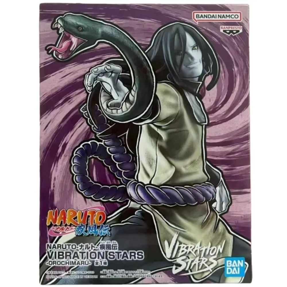 반다이 반프레스토 ‌ 나루토: 질풍전 ‌   전설적인 산닌 오로치마루와의 대결 ‌   피규어 모델 장난감 데스크탑 장식품 수집용 선물