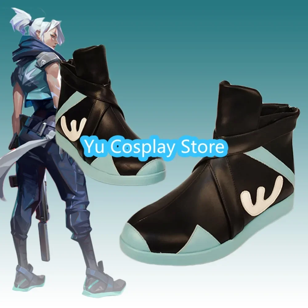 

Yu Косплей Магазин Valorante Jiefeng Обувь для косплея Аниме Аниме Игры Обувь для ролевых игр Сапоги Хэллоуин Вечеринка