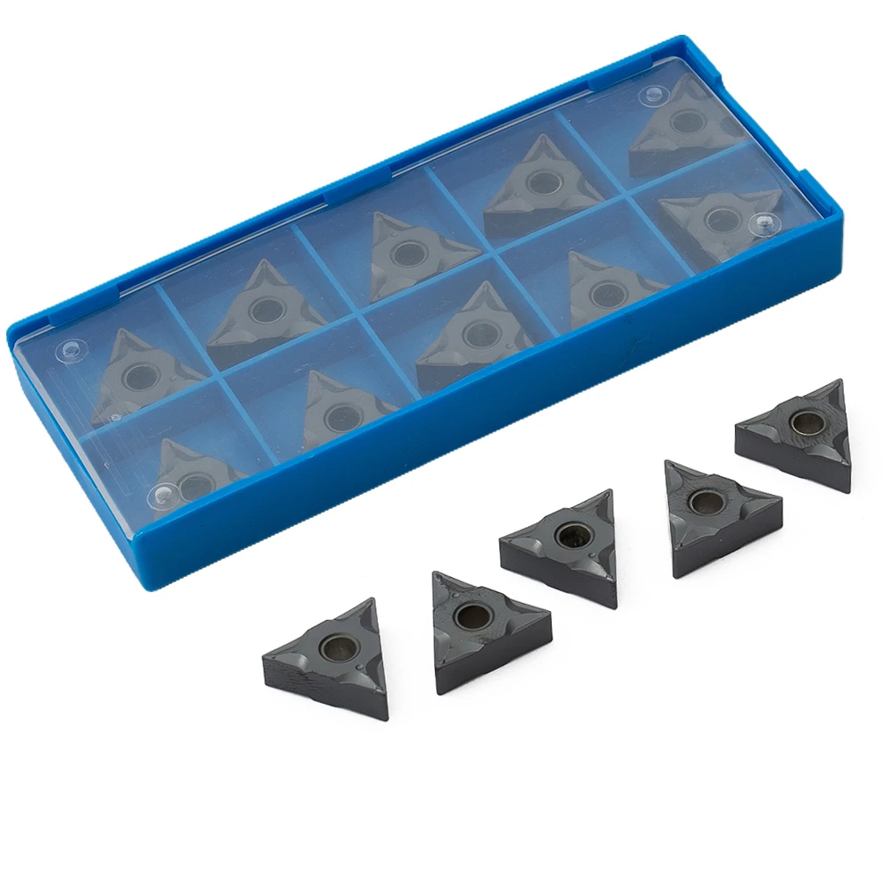 

10pcs TNMG160404 LT10 Carbide Insert NN CNC Lathe Insert Cutting Tool Carbide Turning Blade Boring Turning Tool