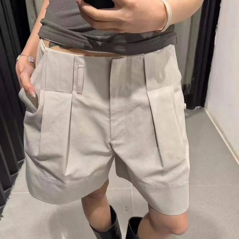 

Women's Flip Flop Straight Shorts, Fashion Casual Versatile Suit Shorts, High Quality, Spring, New, 2025