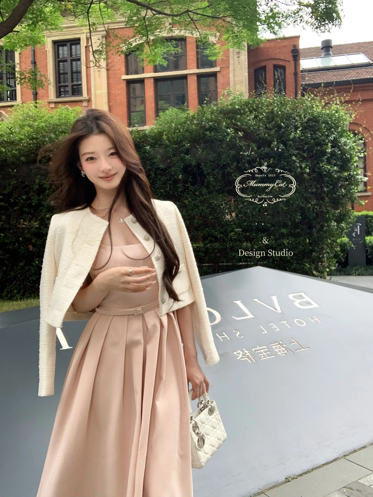 

Ele Mummy Dr Новое поступление квадратный воротник трапециевидной формы с завязками на талии плиссированные длинные Dr Sweet Sle полиэфирное волокно No Sve