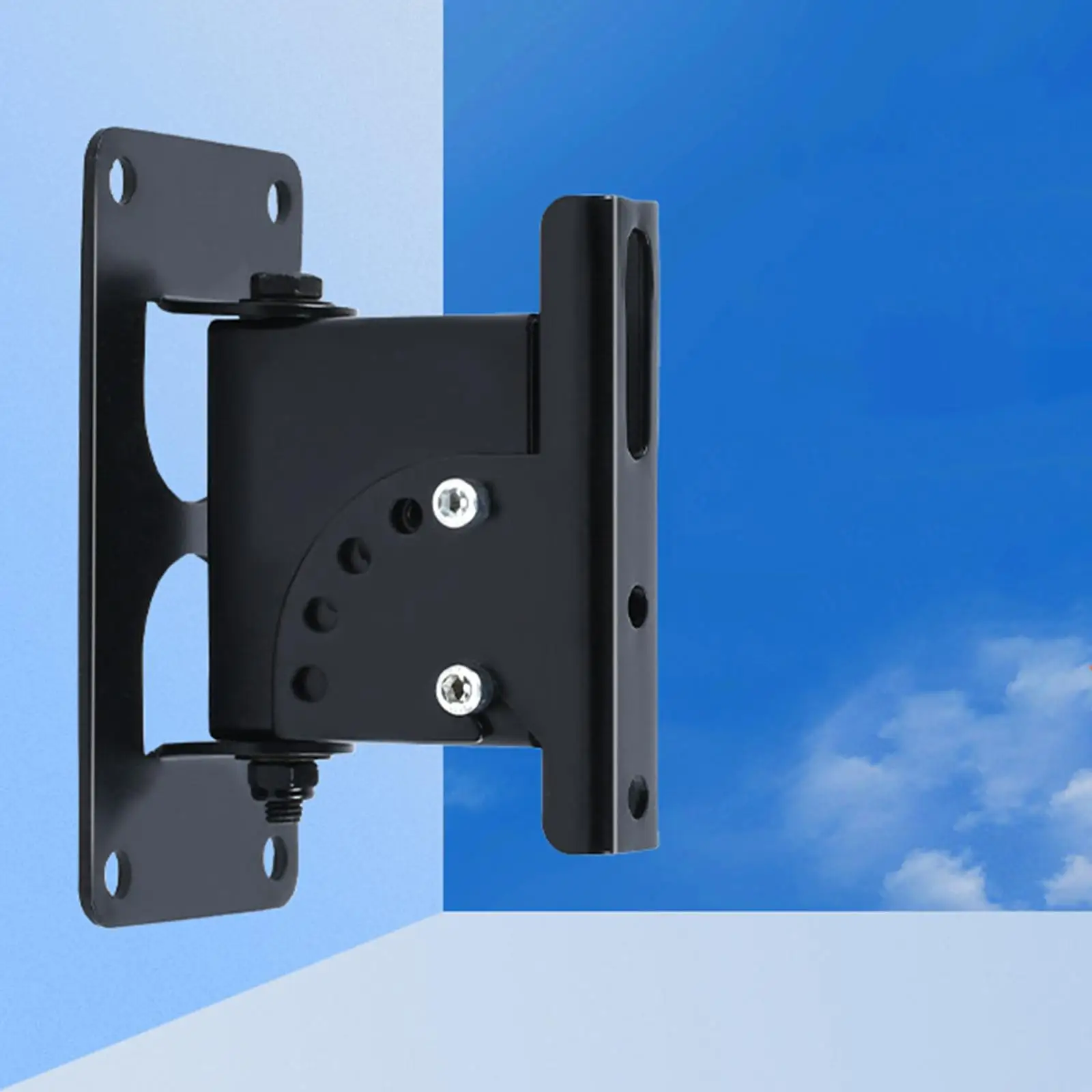 Soporte de pared para altavoz, soporte de montaje en techo, ajuste de ángulo de estante, soporte doméstico para altavoces de sonido circundante grandes KTV