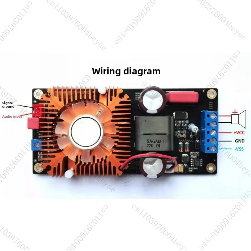 

High Power IRS2092 HIFI 1000w Audio Amplifier Board Mono Subwoofer Digital Amp Amplifier