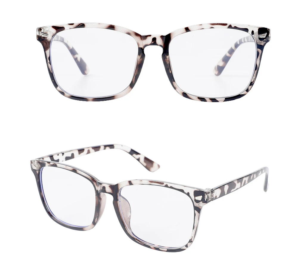 Blaulichtblockierende Brille, quadratischer Nerd-Brillenrahmen, Anti-Blue-Ray-Brille für Computerspiele – Detail 5