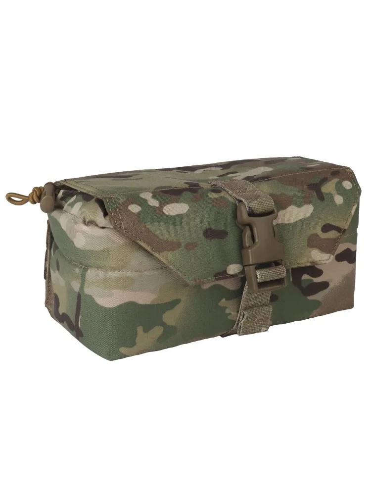 Pochette de rangement pour lunettes de Vision nocturne GPNVG-18, pochette de rangement pour lunettes tactiques NVG, coussin en éponge, sac de protection MOLLE absorbant les chocs