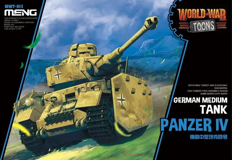 

Meng WWT-013 WWT German Medium Tank Panzer IV Q Edition Plastic Model