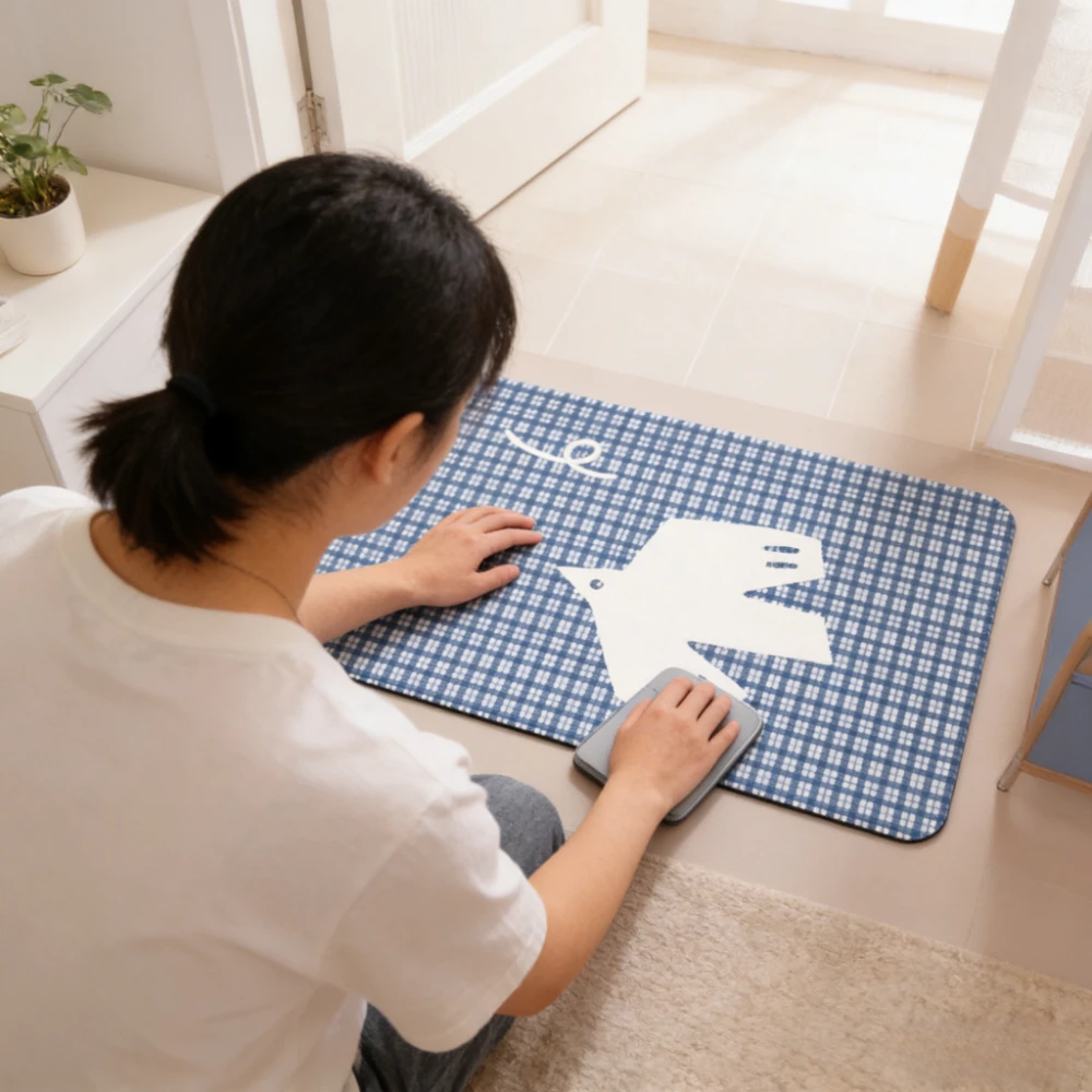 

Modern minimalist diatomite bathroom floor mat, entrance foot mats, bathroom floor absorbent and anti-slip pad