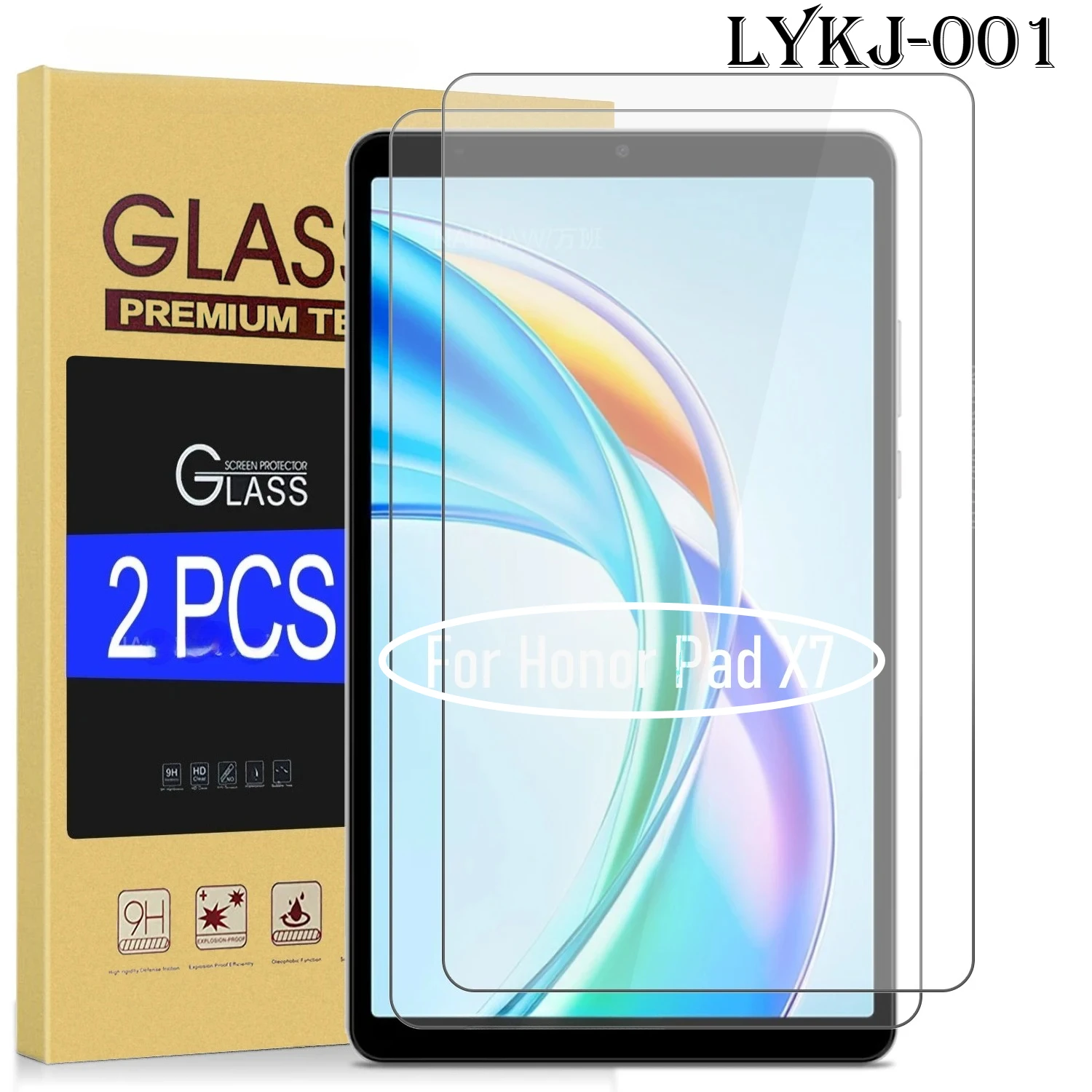 For 2025 New Honor Pad X9A X8a 11 GT 11.5 X7 8.0 Screen Full Cover HD Tempered Glass Film Protector Scratch Proof 9H Film 2-Pack