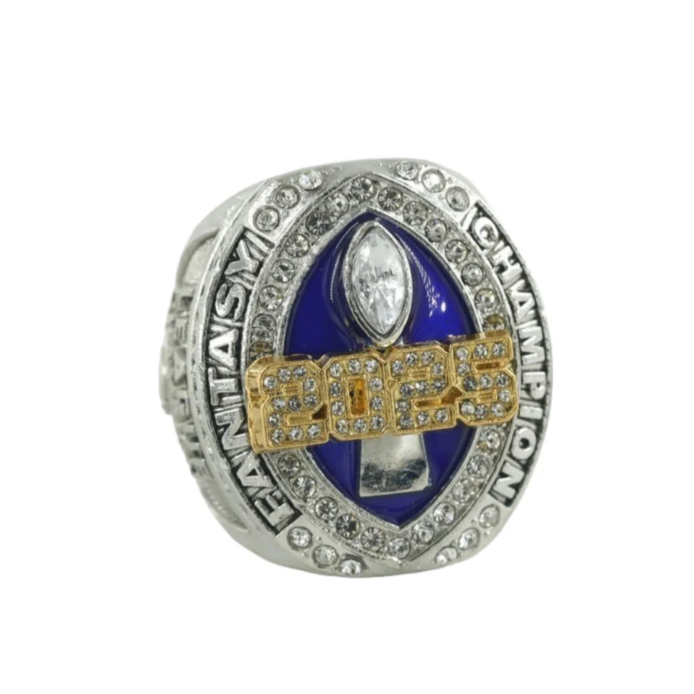 Fantasy Football Championship Ring 2011 to 2024 FFL Championship Rings Collection Trophy Ring for Mens Commemorative Gifts