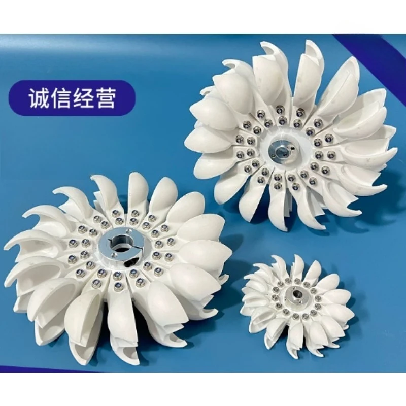 Impeller, Impact Type Water Wheel Bucket Plate DIY Hydraulic Generator, Light and Sturdy