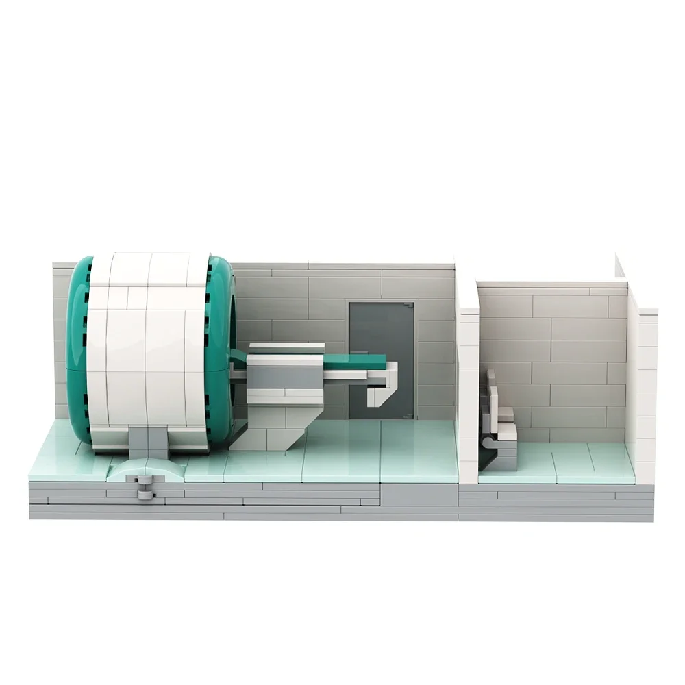 Gobricks MOC Medisch apparaat Apparatuur MRI Scanner Bouwstenen Set Idee Monteer Display Wetenschap Speelgoed voor kinderen Verjaardagscadeaus