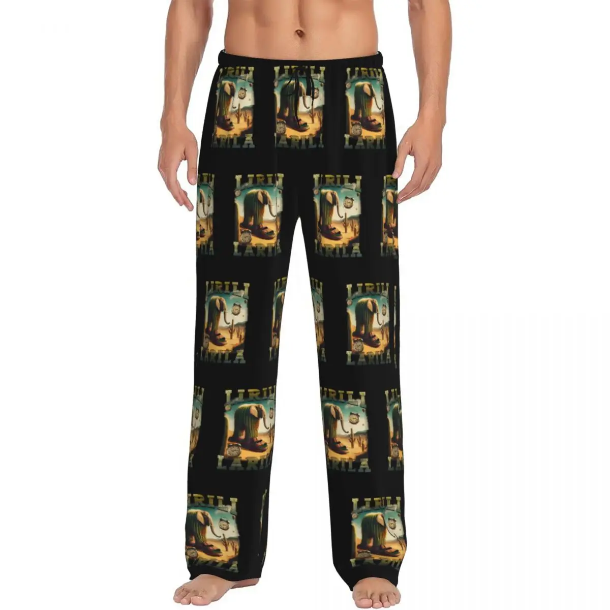 

Custom Print Italian Brainrot Pajama Pants Men's Animals Cartoon Sleep Sleepwear Bottoms with Pockets