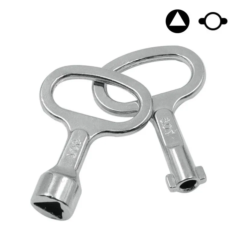 Clé universelle triangulaire pour armoires électriques, clé multifonctionnelle pour panneaux, serrures de portes de métro et d'ascenseurs