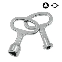 Universal Triangular Key Socket Key for Electric Cabinets Multifunctional Wrench Panel Lock Metro Train Elevator Door Key Lock