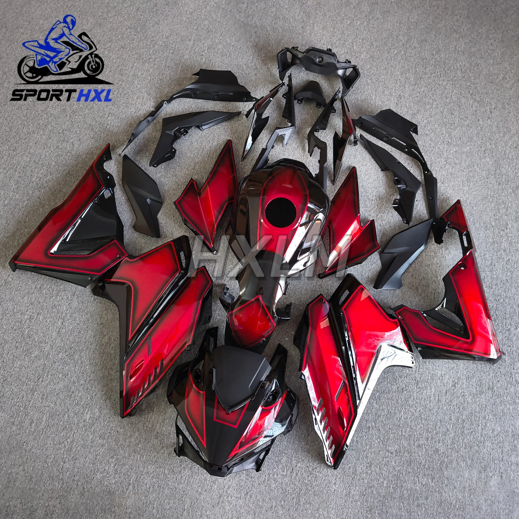 Motorcycle Full Fairing Kit Custom Painted For Honda CBR500R 2024-2025 ABS Injection Molded Bodywork Cowl Panel Set 3