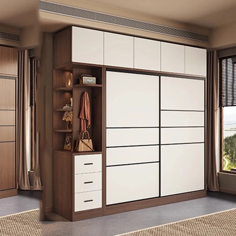 

Customizable Armadio portaoggetti in legno nordico Tessuto Armadietto semplice Scaffali Porta Guardaroba Trucco Salvaspazio Bamb