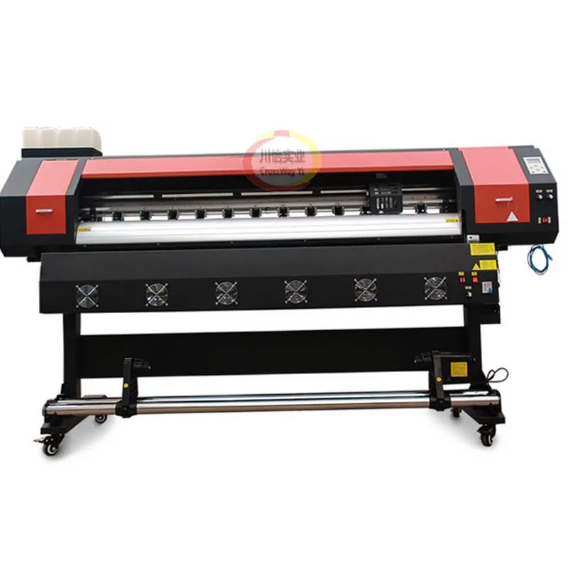 CrossWay Yi Indústria CY-1800 1800B Impressora de grande formato 1.8m XP600 Eco solvente Máquina de impressão Plotador de sublimação