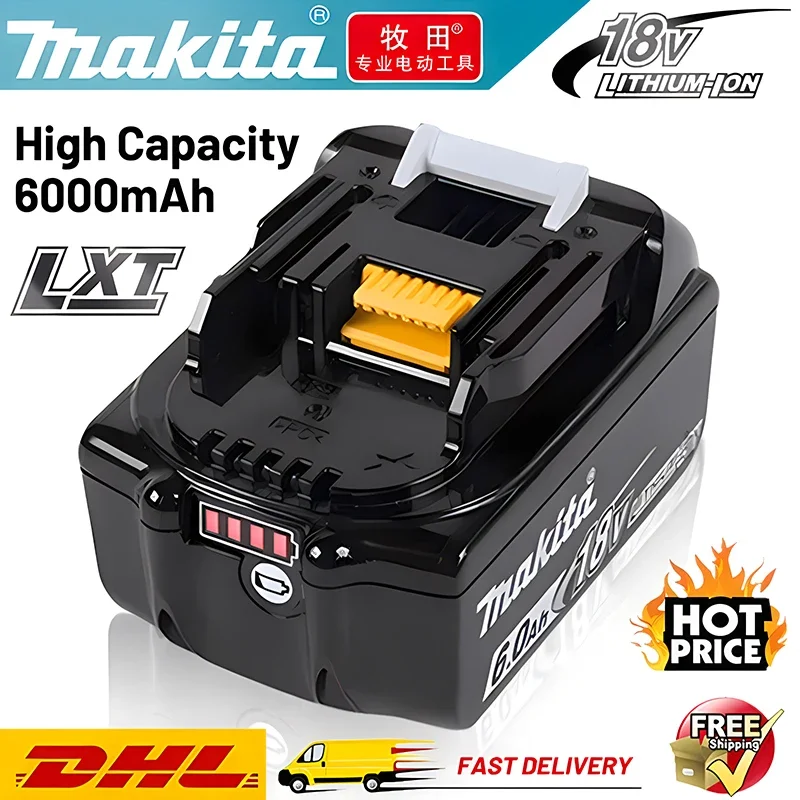 

Makita18V battery, rechargeable lithium-ion battery 18V/5ah/6Ah/9Ah, Makita Bl1840，BL1860B，BL1850， Electric tool 18V battery