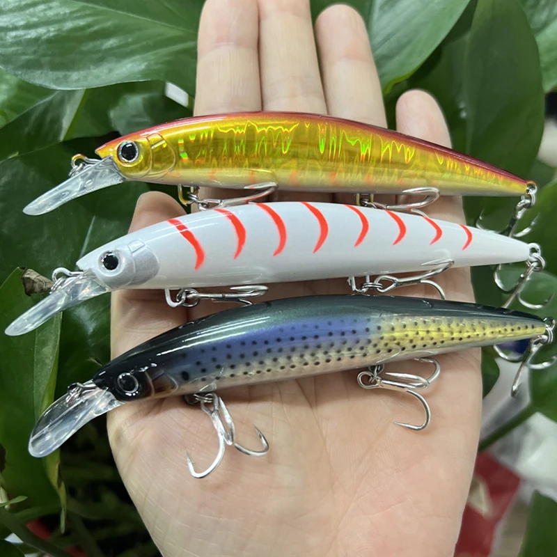 

Sinking Minnow Sea Fishing Lure 110mm 38g 90mm 31g Heavy Casting Isca Artificial Wobblers for Bass Trout Jerkbait Hard Bait