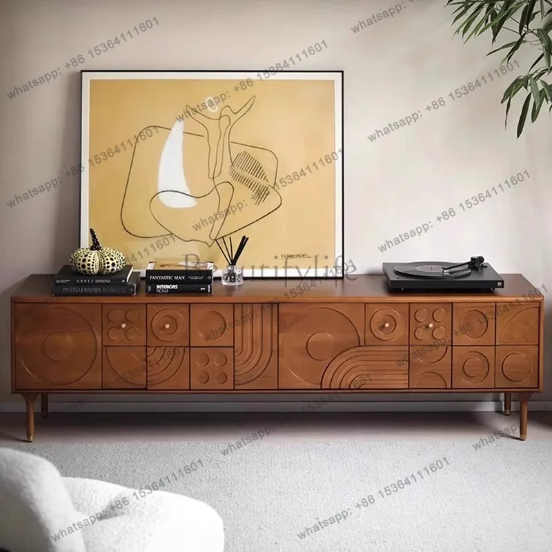 

Modern Display Tv Stands Luxury Designer Minimalist Retro Center Salon Console Tv Stands Nordic Aesthetic Muebles Home Furniture
