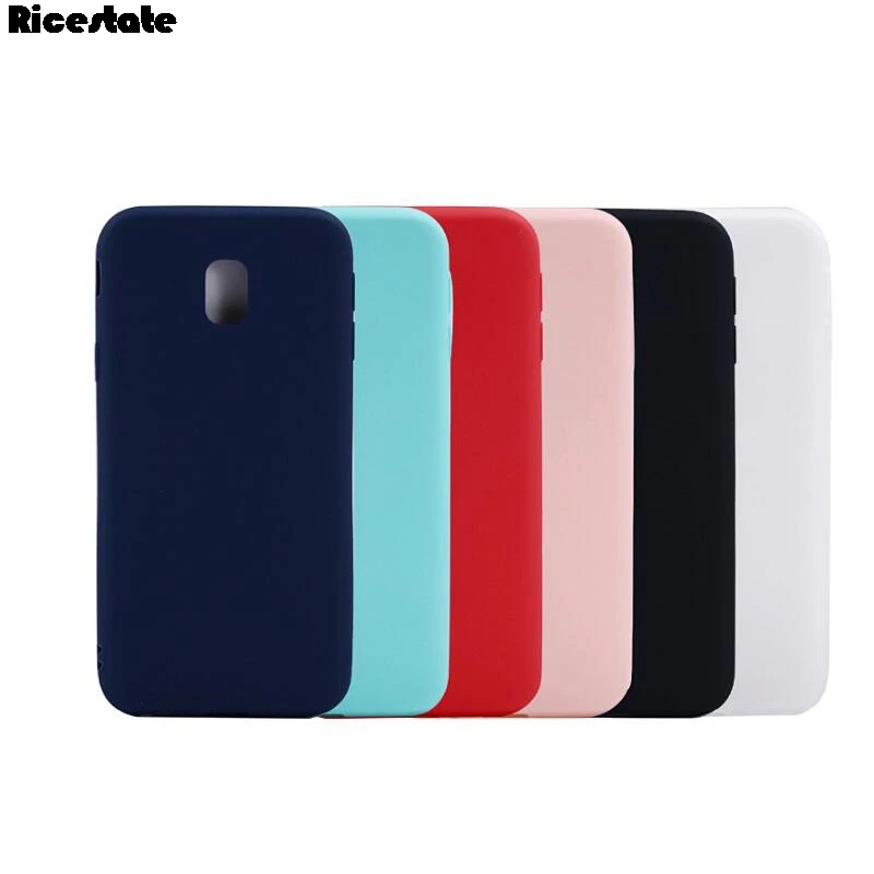 Solid color Case For Samsung Galaxy J5 J530 J3 J330 J7 2017 J730 J4 J6 Plus J8 2018 European version Matte Silicone soft case