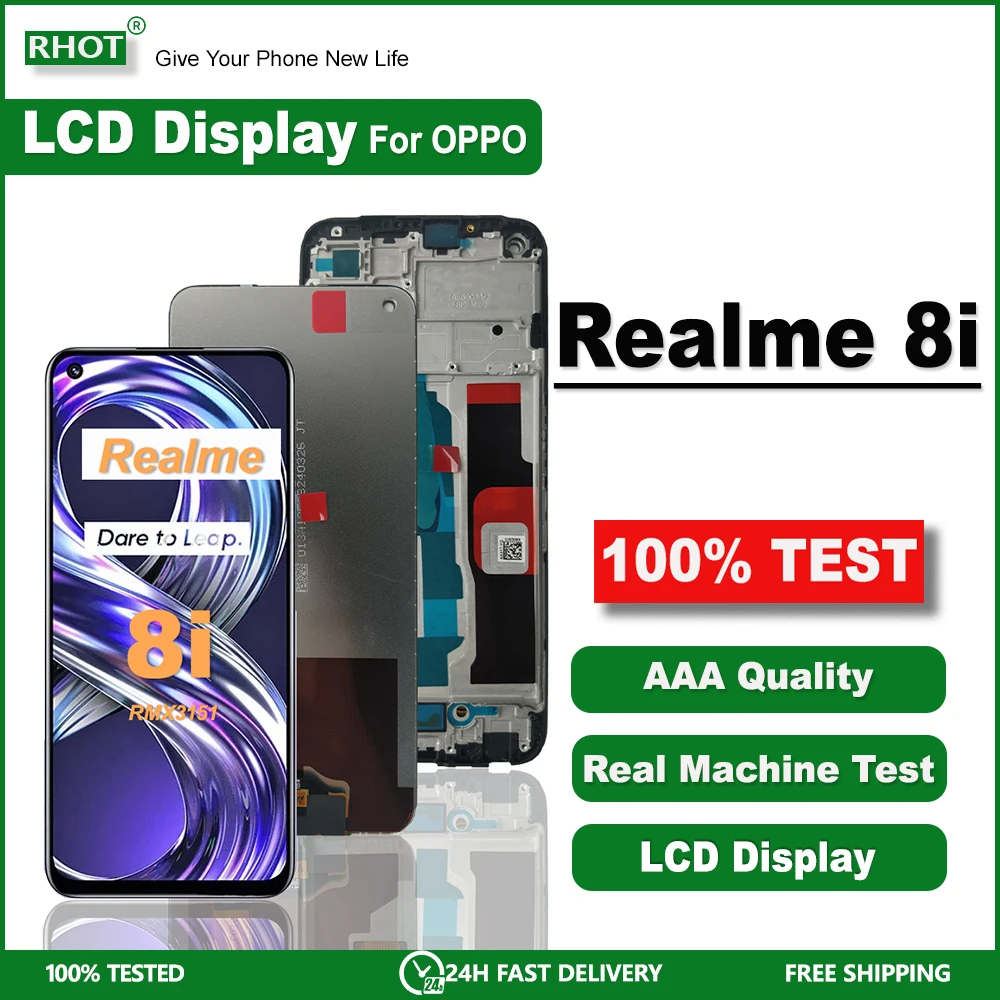 

6.6" For OPPO Realme 8i 9i LCD RMX3151 LCD Display Touch Screen Digitizer Assembly For OPPO A96 4G LCD Display Replaceable Parts