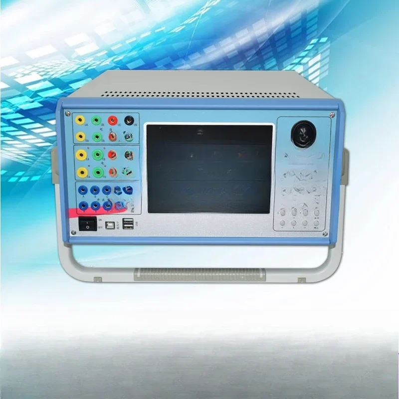 Three-phase relay protection tester, six-phase microcomputer relay protection testing device with high accuracy